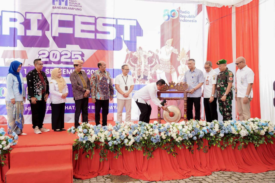 Pemprov Lampung Apresiasi RRI Fest 2025, Dorong UMKM dan Transformasi Digital