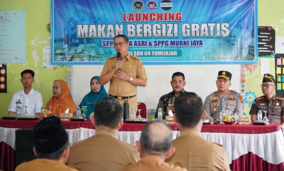Bupati Launching Program Makan Bergizi Gratis (MBG)