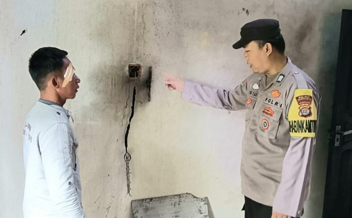 Polsek Pematangsawa Identifikasi Kebakaran di Rumah Warga