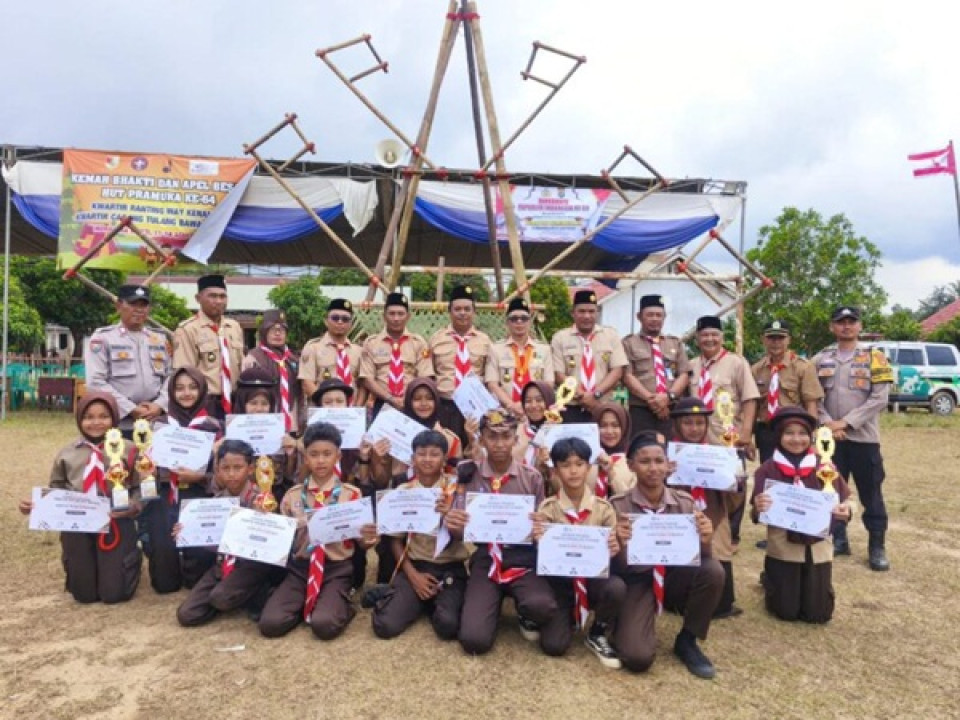 Kwarcab Pramuka Tubaba Hadiri Apel Besar