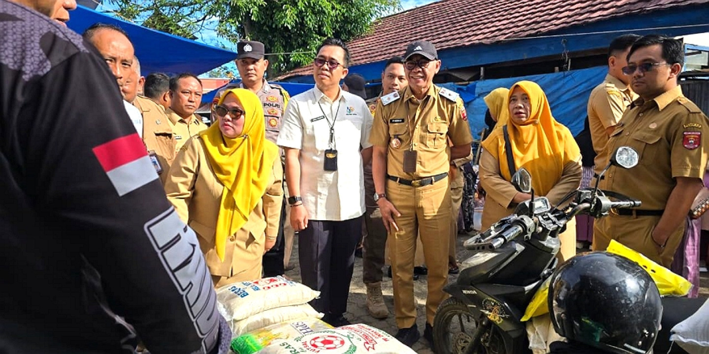 Sidak Pasar Jelang Idul Adha, Pemkab Lambar Pastikan Harga Bapokting Tetap Stabil
