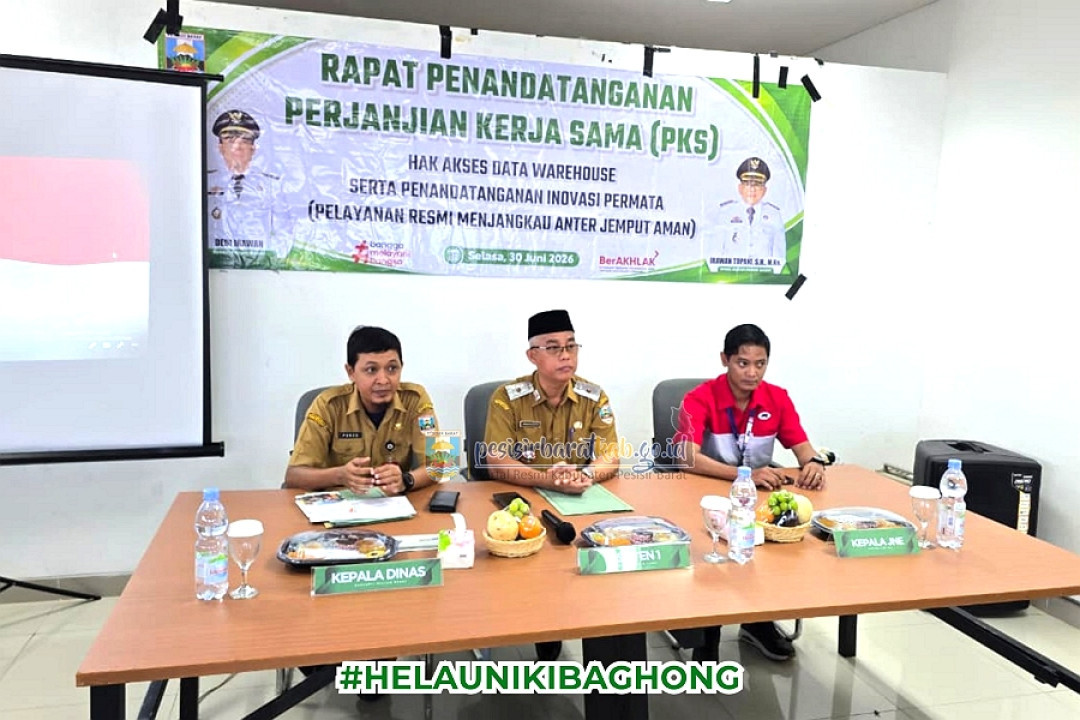 Pemkab Perkuat Layanan Publik Melalui Kerja Sama Data Warehouse (DWH)
