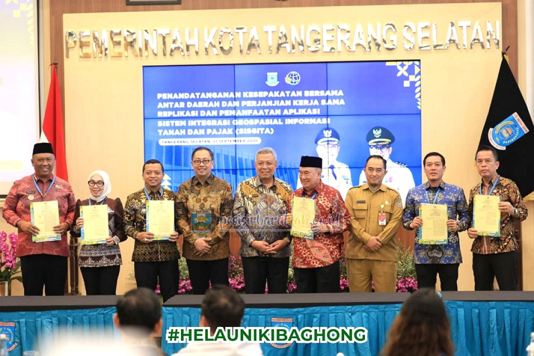 Bupati Pesisir Barat Tanda Tangani Kerja Sama Nasional di Tangsel