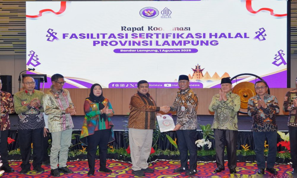 Gubernur Lampung Dorong UMKM Bersertifikat Halal Tembus Pasar Ekspor Global