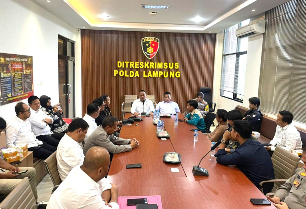 Polda Lampung Terima Audiensi Perwakilan Mahasiswa Perguruan Tinggi Lampung