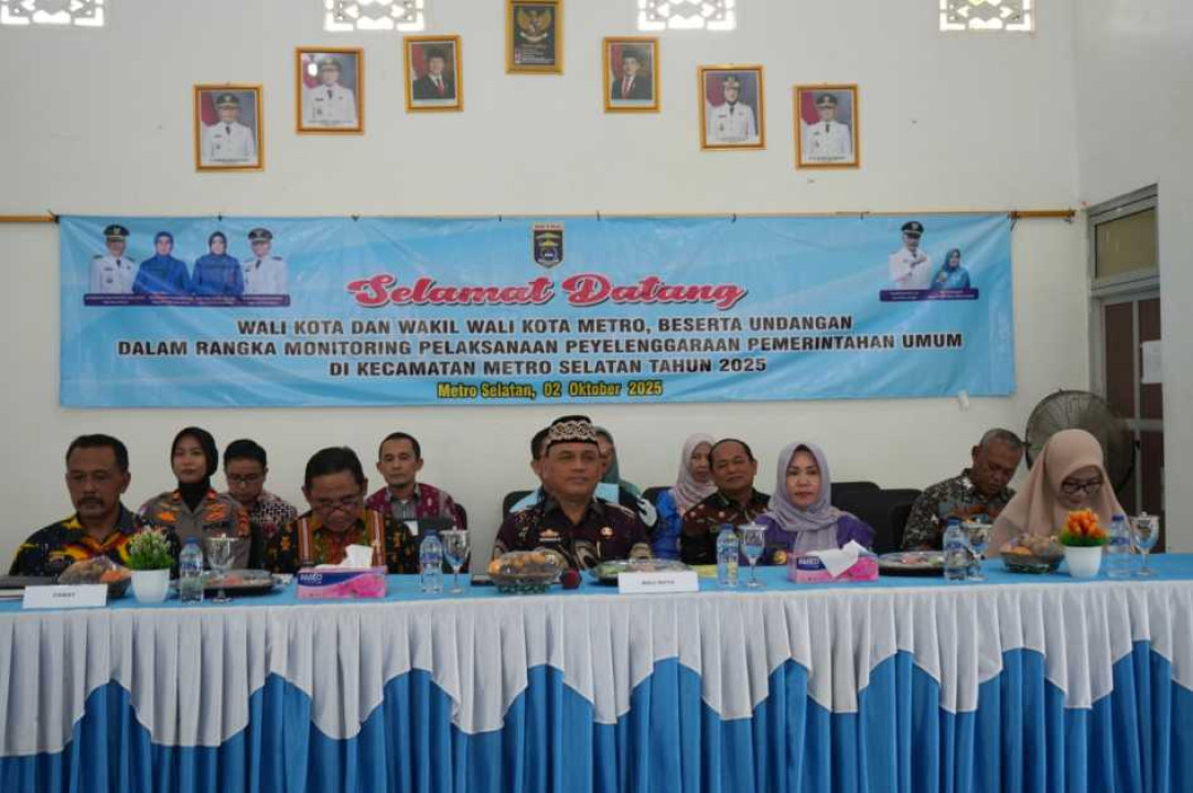 Wali Kota Metro tekankan pelayanan publik yang cepat dan tepat