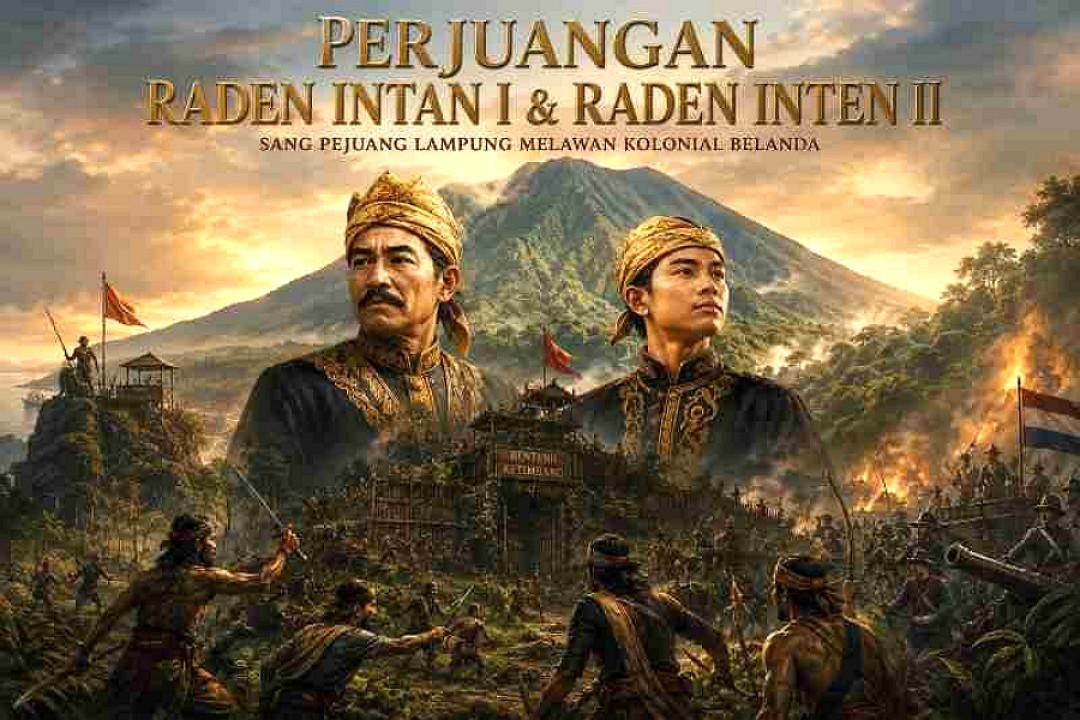Epos Perjuangan Radin Intan: Ketika Gunung Rajabasa Menjadi Benteng Terakhir