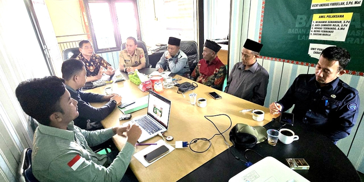 Sinergi Diskominfo dan Baznas Lampung Barat Perkuat Publikasi Program Zakat