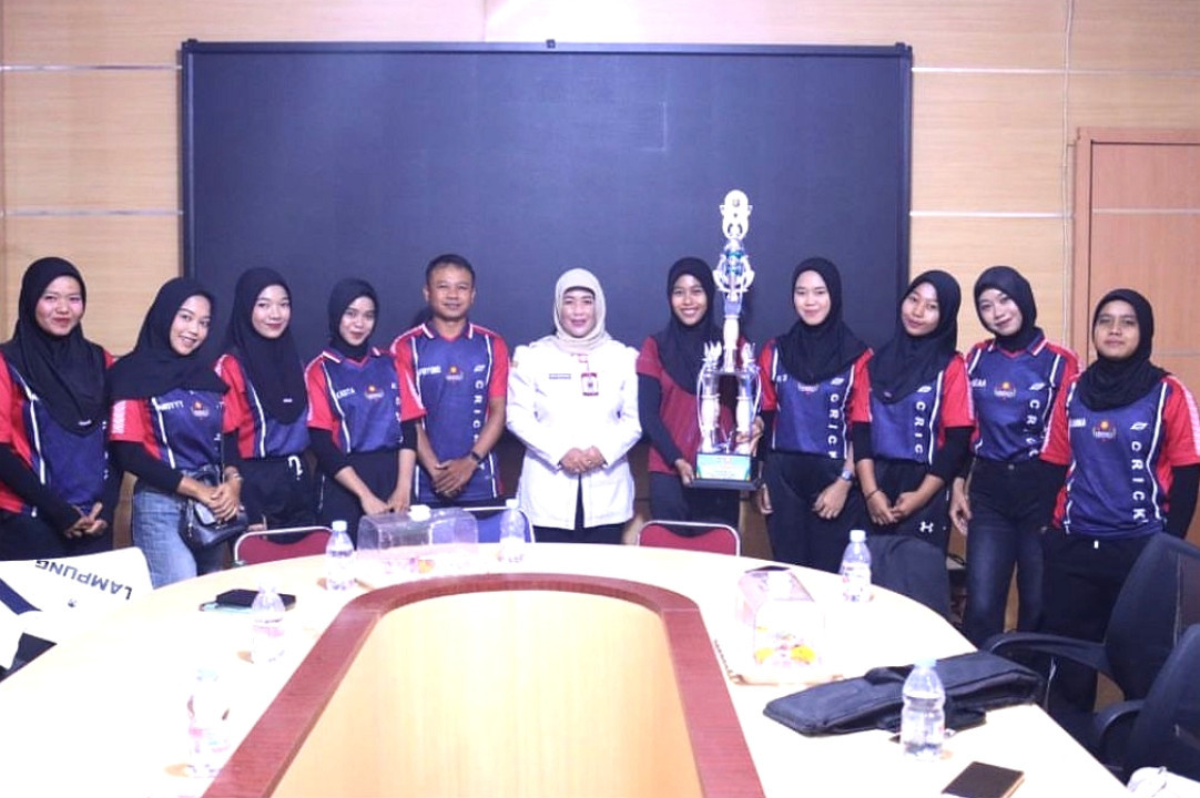 Harumkan Nama Lampung Utara, Pj. Sekda Apresiasi Atlet Kricket Putri