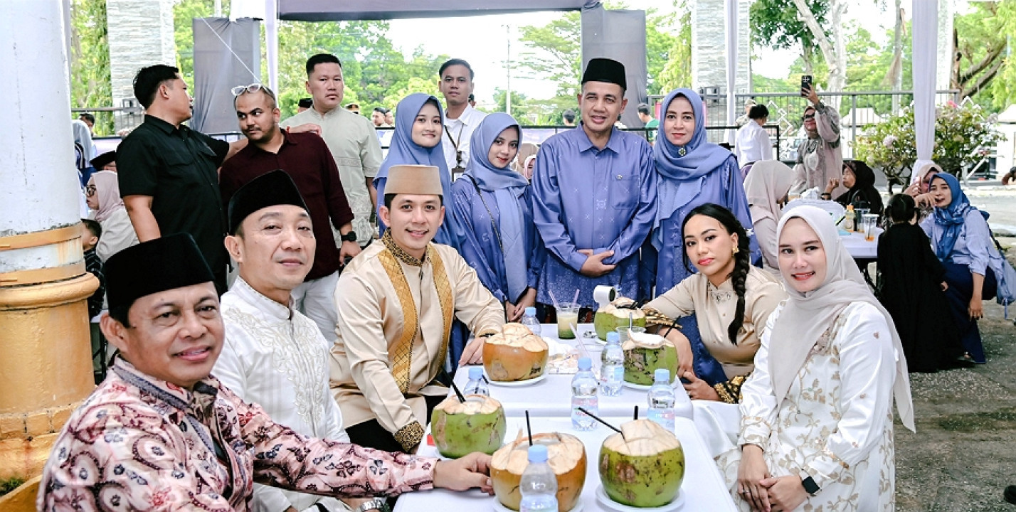 Dari Pecel Siram hingga Es Dawet, UMKM Jadi Bintang di Halalbihalal Pemkab Lampung Selatan