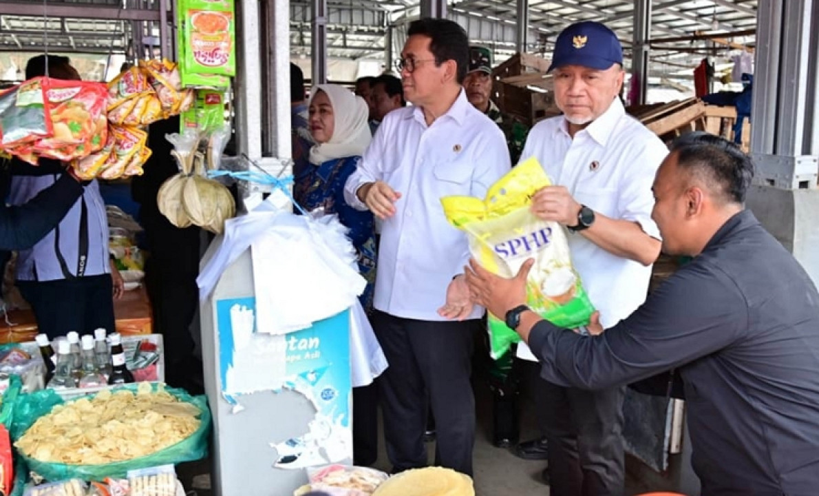 Jelang Akhir Tahun, Menko Pangan dan Mendag Pantau Harga Kebutuhan Pokok di Lamsel