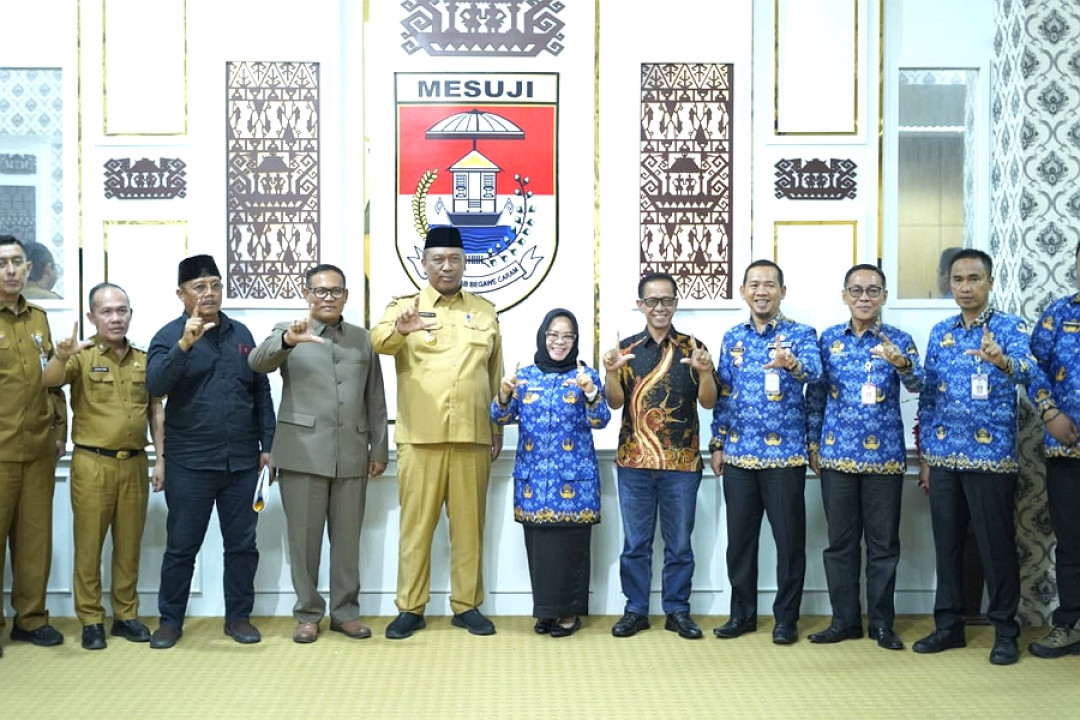 Plt. Bupati Lampung Tengah Studi Tiru ke Mesuji