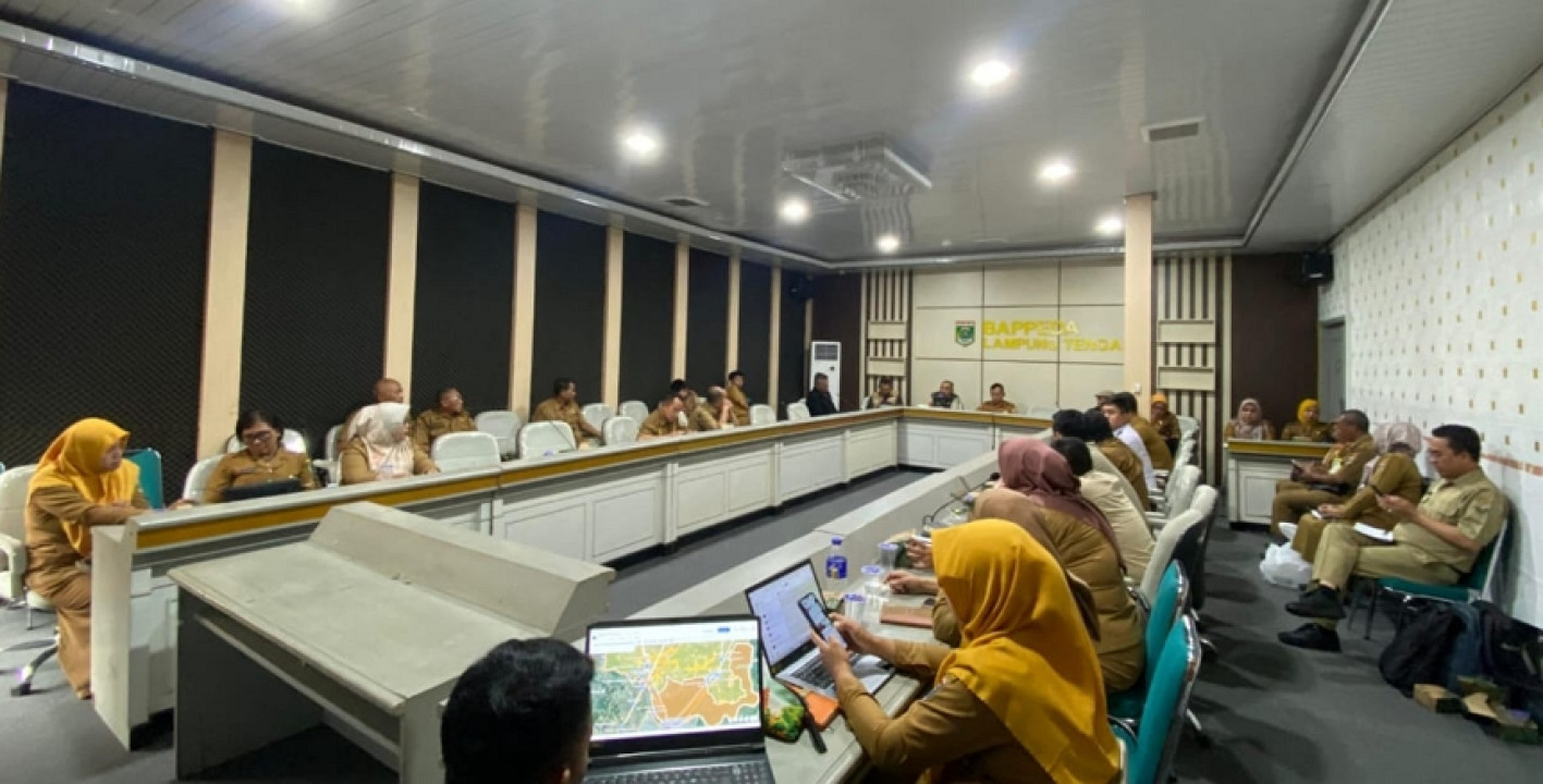 Rakor Pembagian Wilayah Kerja 2026, Pemkab Lamteng Perkuat Perencanaan Pembangunan