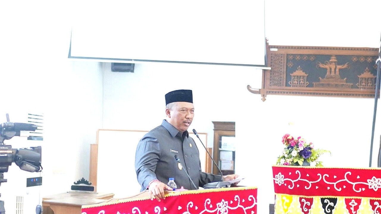 Plt. Bupati Hadiri Rapat Paripurna Penyampaian Ranperda Pertanggungjawaban Pelaksanaan APBD 2025
