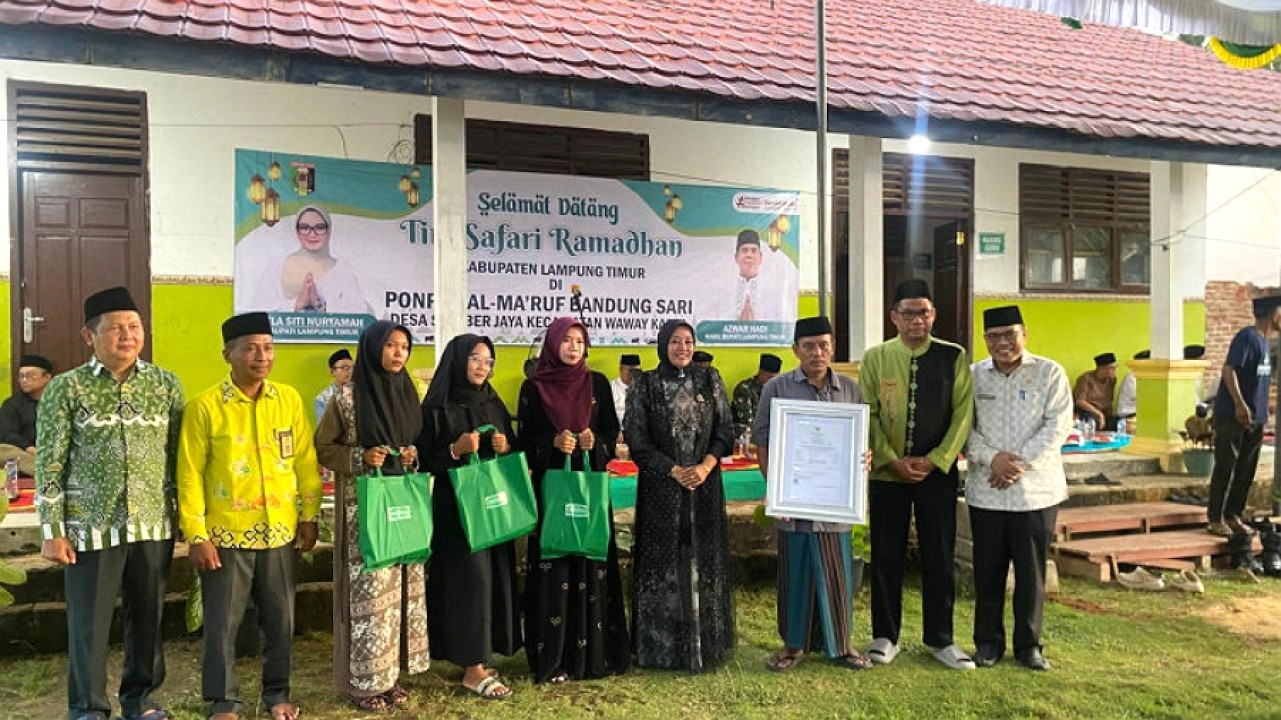 Pemkab Lampung Timur Gelar Safari Ramadhan, Pererat Ukhuwah Islamiyah di Waway Karya