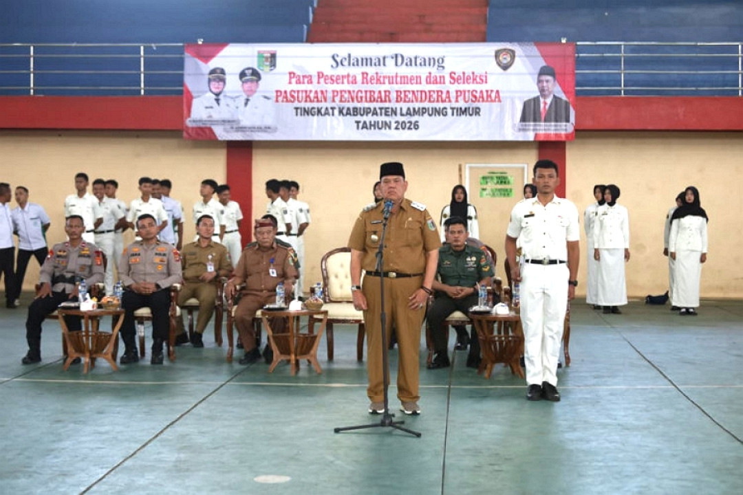 Pembukaan Seleksi Paskibraka 2026, 183 Peserta Siap Harumkan Nama Lampung Timur