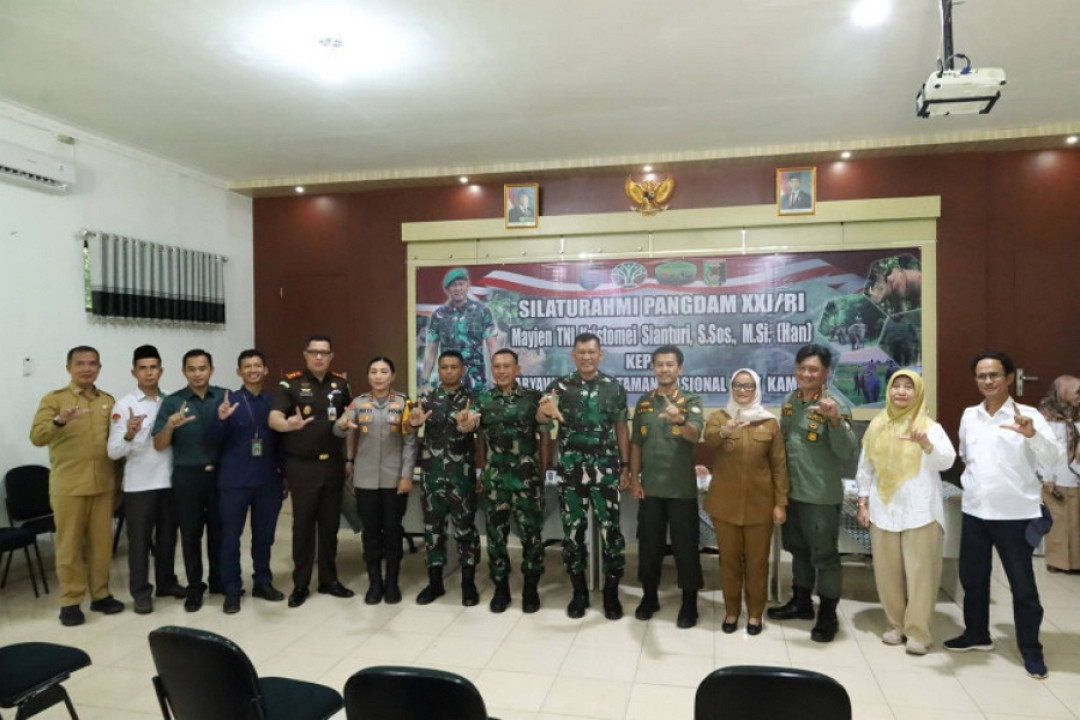 Pangdam XXI/RI Kunjungi Kantor Balai TNWK