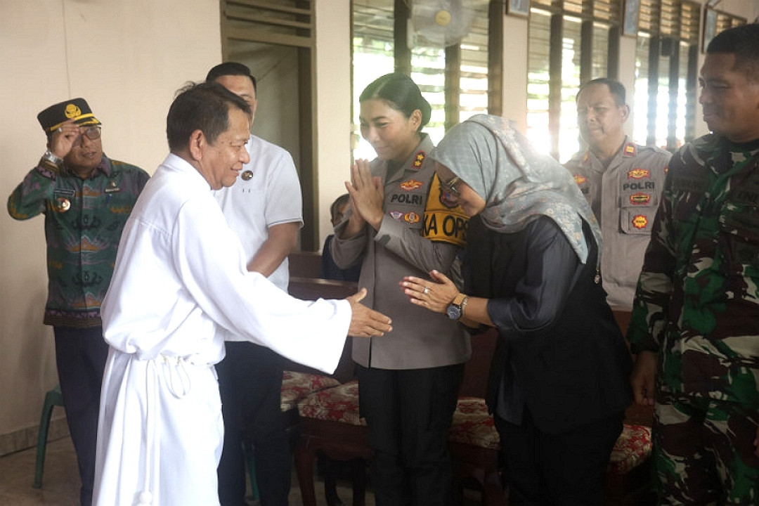 Forkopimda Lamtim Pastikan Natal 2025 Aman dan Damai