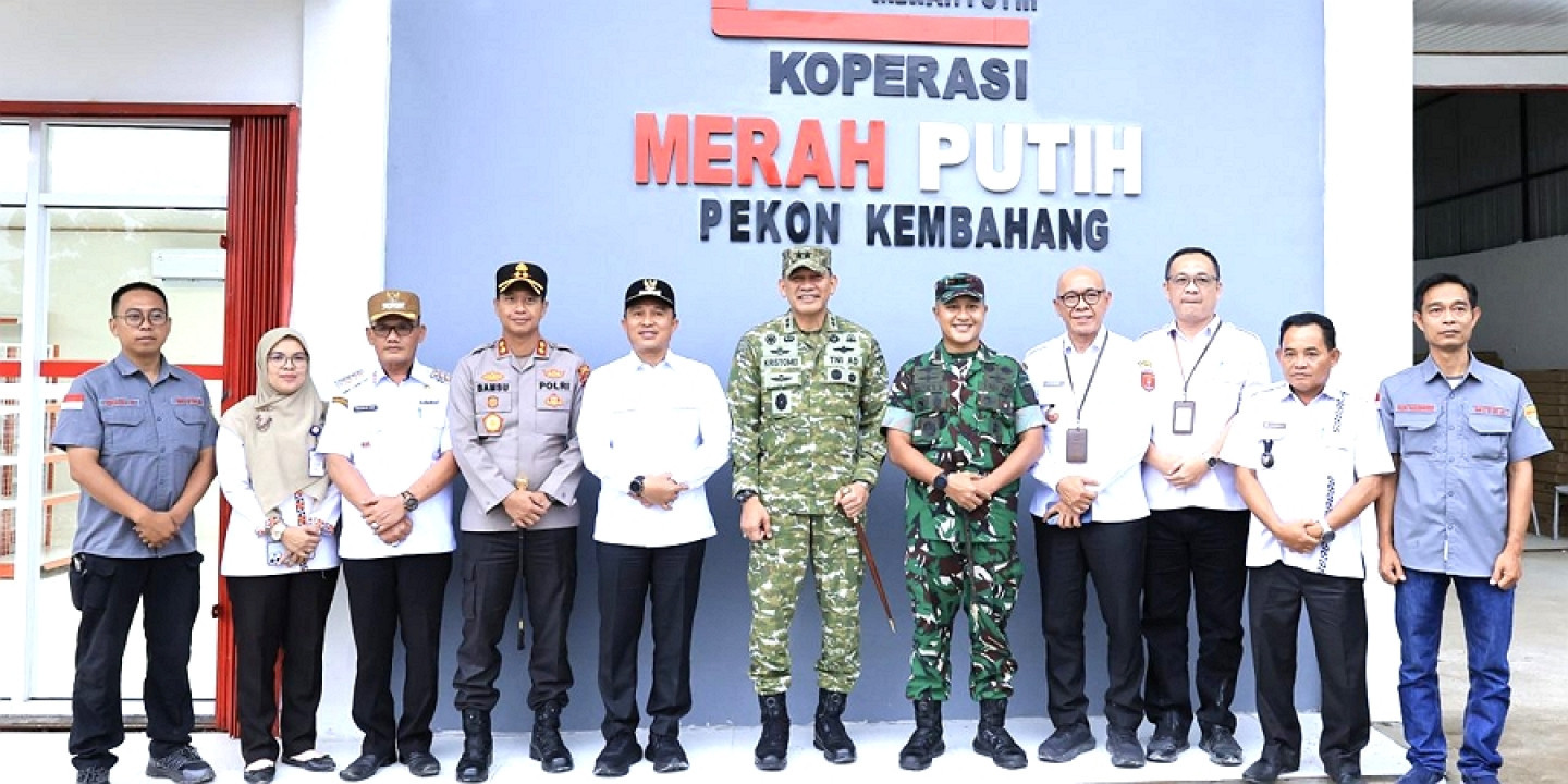 Kunjungan Pangdam XXI Raden Intan, Bupati: 87 KDMP Berdiri di Lampung Barat 