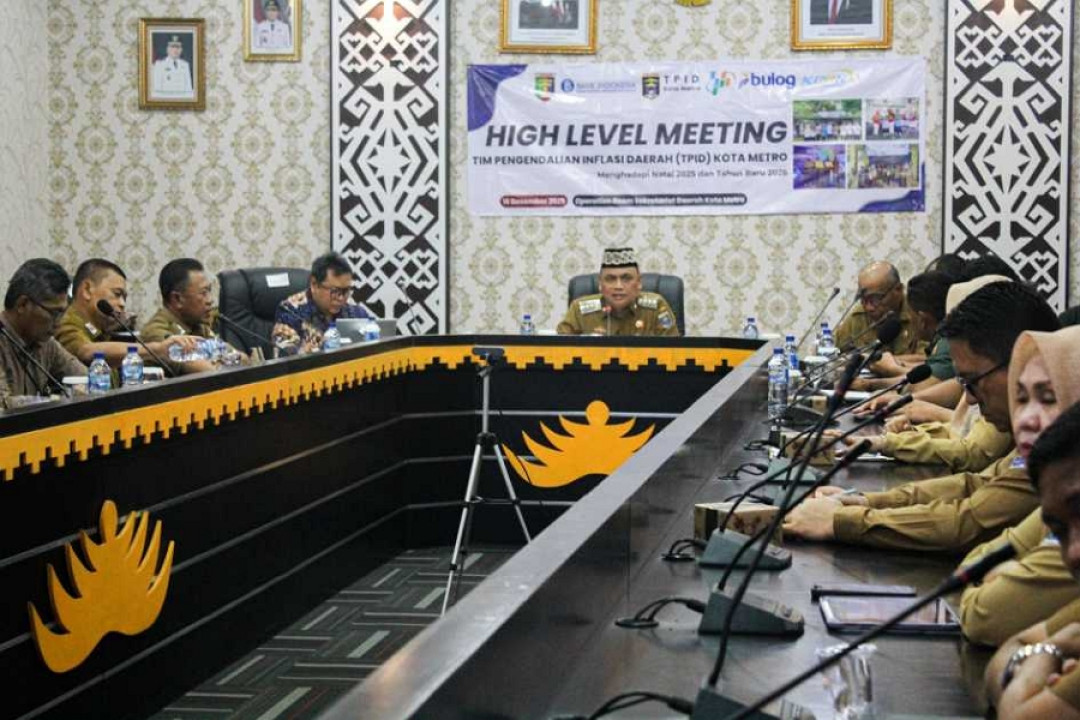 Pemkot Kota Metro Gelar High Level Meeting TPID