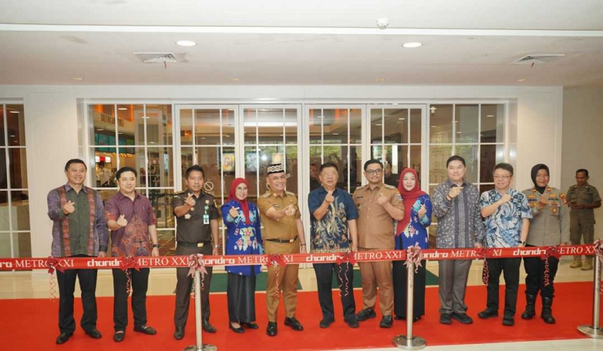 Resmikan bioskop, Wali Kota Metro Ajak Masyarakat Tonton Film yang Mengedukasi