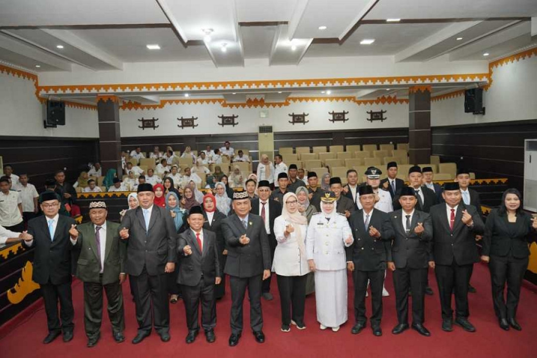 Wali Kota Metro Lantik 35 Pejabat Struktural dan Fungsional, Upaya Penyegaran Birokrasi