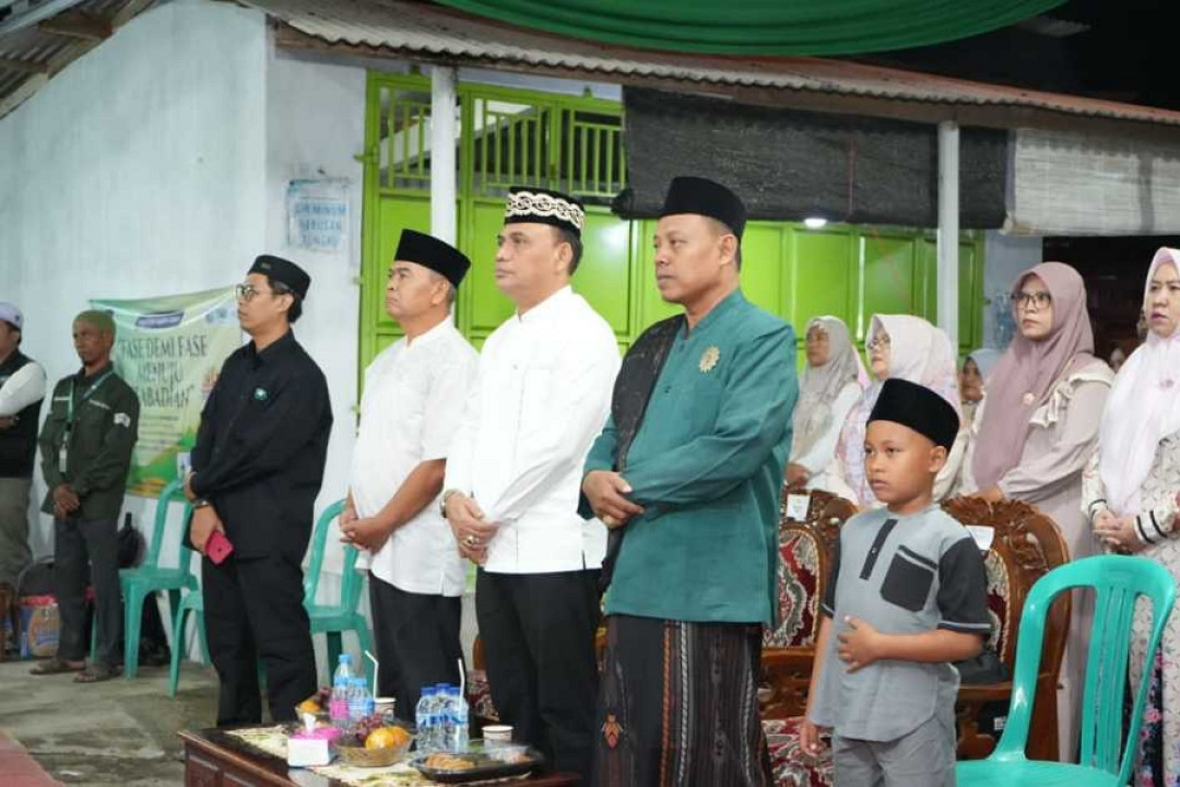Wali Kota Metro Hadiri Pengajian Isra Miraj dan Sambut Ramadhan Bersama Warga Jl. Flamboyan