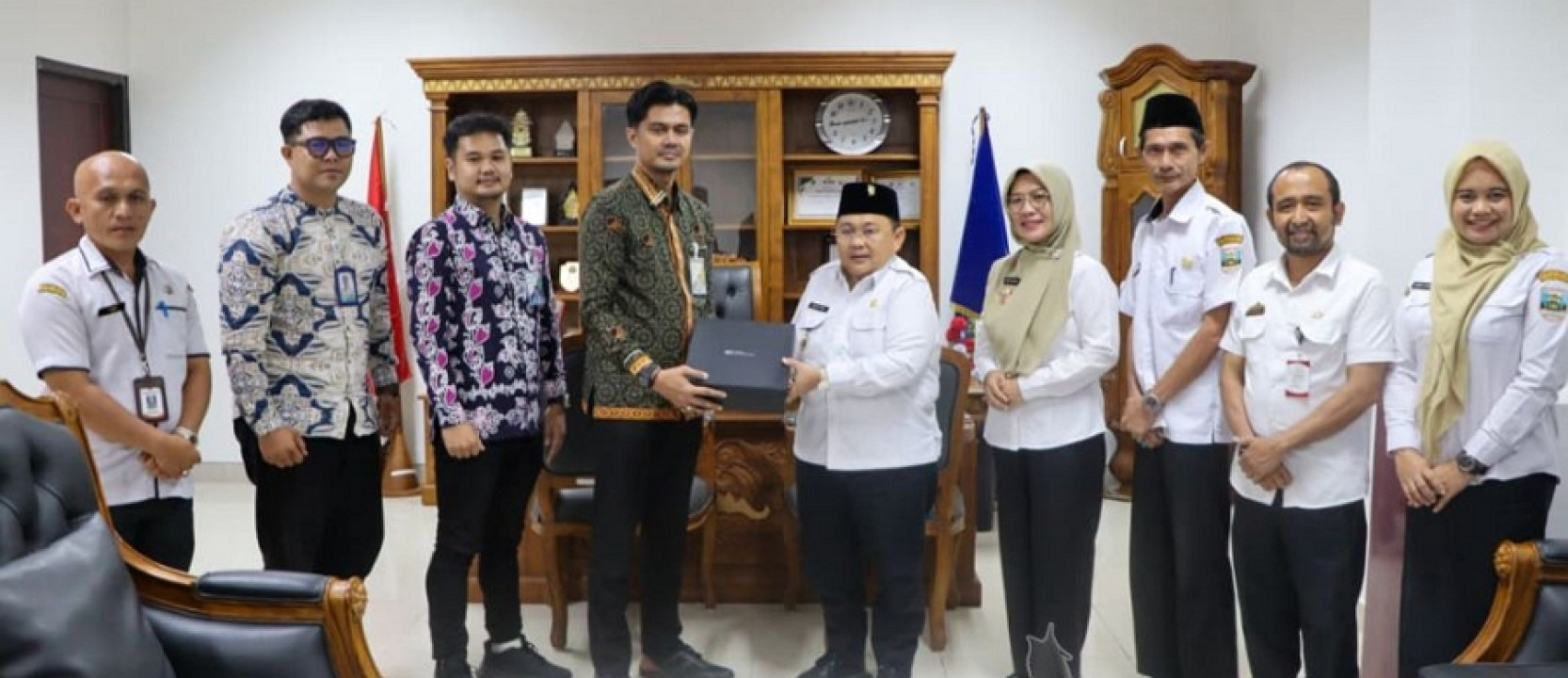 Wakil Bupati Irawan Topani Sambut Audiensi BPJS Ketenagakerjaan Cabang Lampura