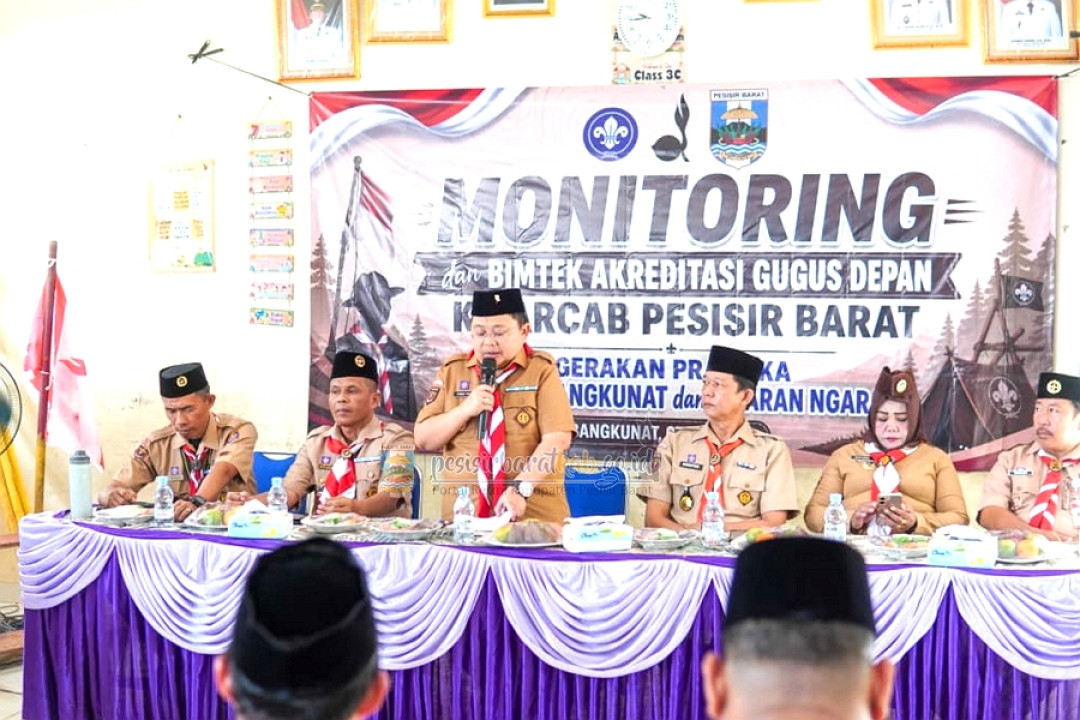 Wabup Irawan Topani Buka Monitoring Kwartir Dan Bimtek Akreditasi Gugus Depan 2026