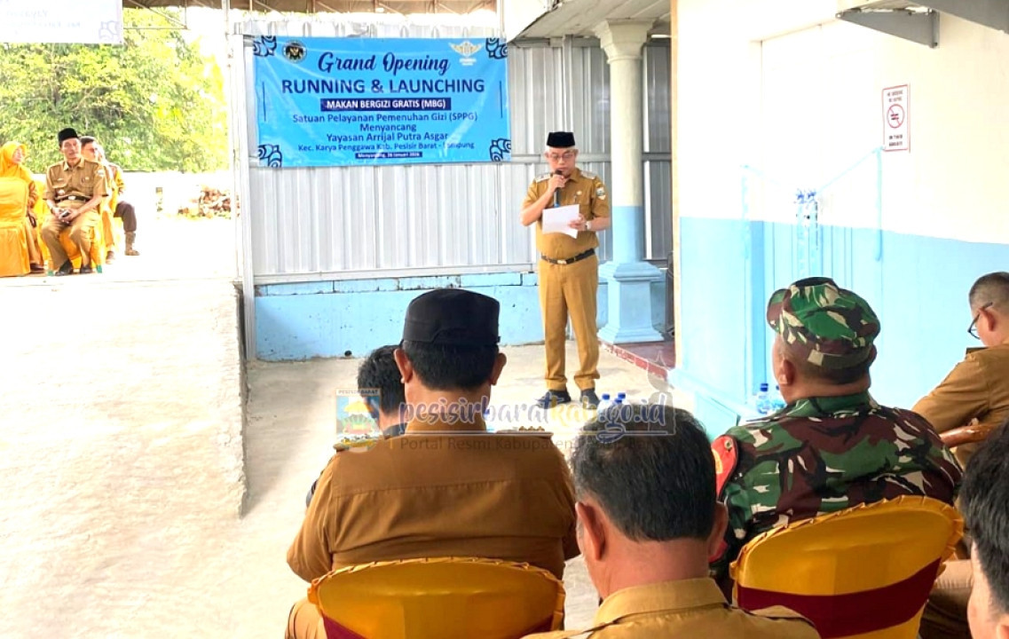 Launching Makan Bergizi Gratis (MBG) Kecamatan Karya Penggawa