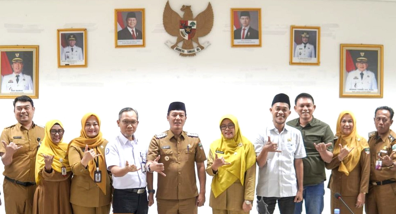Bupati Pesisir Barat Audiensi dengan BPJS Kesehatan dan Dinas Kesehatan Provinsi Lampung