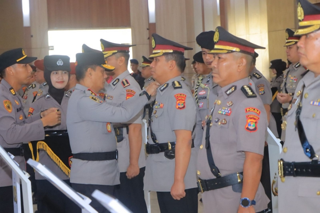 9 Pejabat Utama dan 4 Kapolres Berganti, Kapolda Gelar Upacara Sertijab