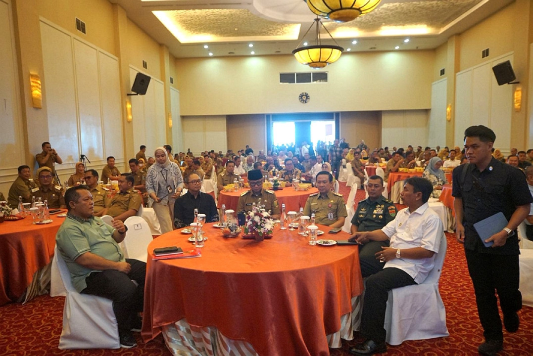 Polda Lampung Komitmen Pengamanan Pangan dalam High Level Meeting TPID