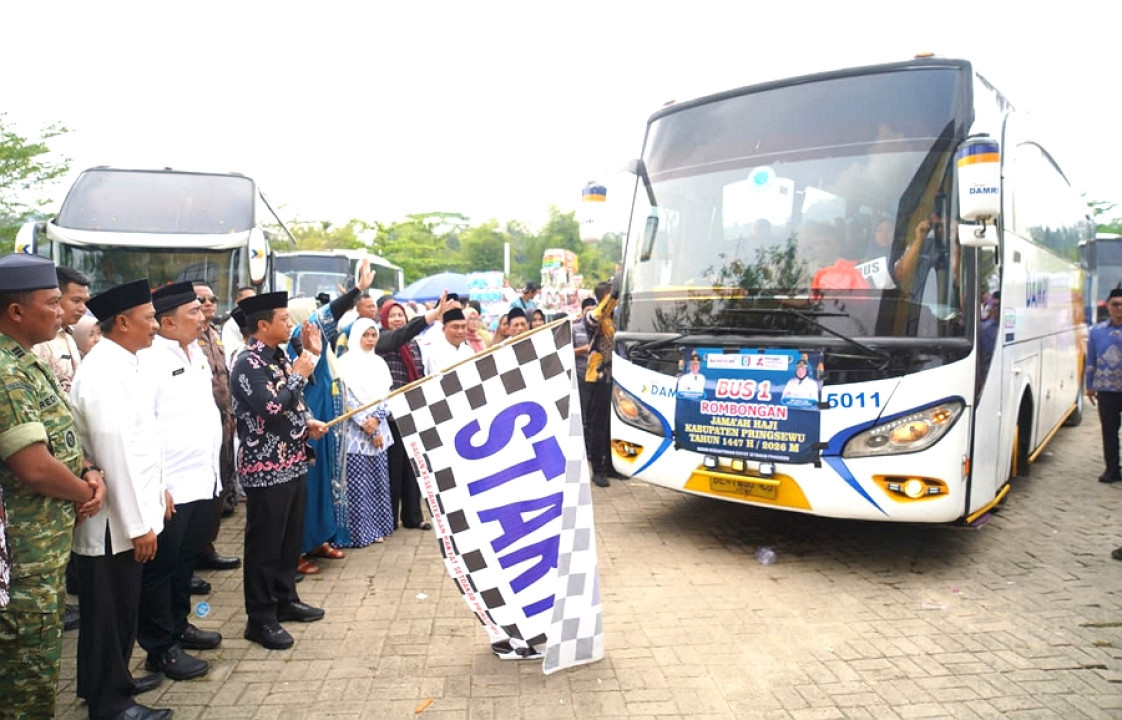 Bupati Lepas Jamaah Calon Haji Pringsewu Tahun 2026