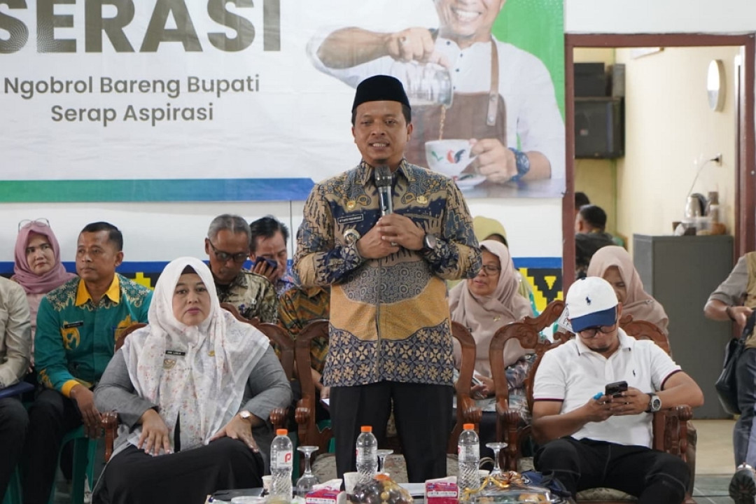 Bupati dan Wabup Pringsewu Ngopi Serasi ke-12 di Kelurahan Fajaresuk