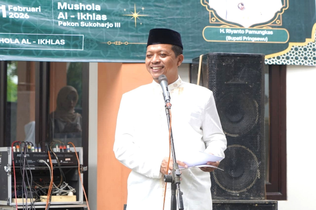 Bupati Pringsewu Hadiri Pengajian Sambut Ramadhan 1447 H dan Resmikan Musholla Al-Ikhlas Sukoharjo I