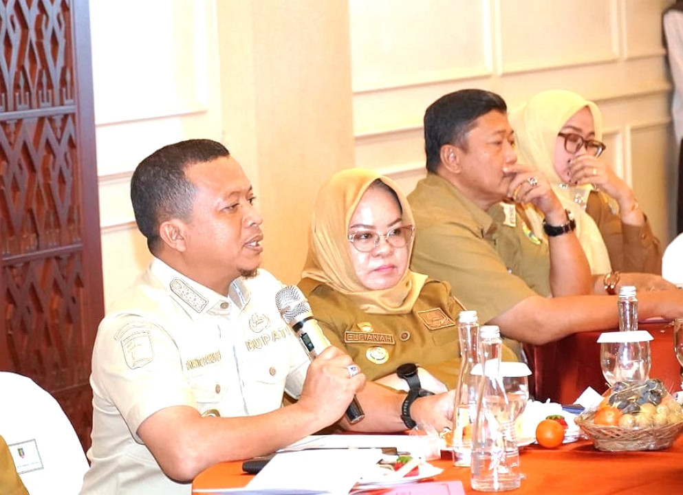 Bupati Pringsewu Hadiri HLM TPID se-Provinsi Lampung
