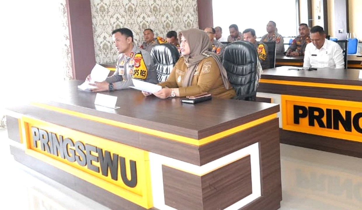 Perkuat Sinergi Pengamanan Lebaran, Wabup Pringsewu Ikuti Rakor Linsek Operasi Ketupat 2026