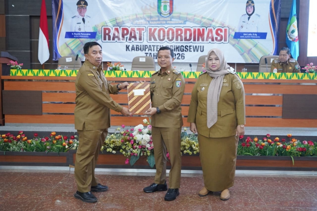 Rakor Awal Tahun 2026, Bupati Pringsewu Paparkan Program Prioritas Pembangunan
