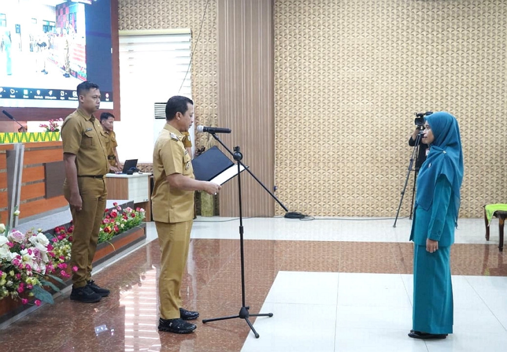 Ny. Rahayu Riyanto Pamungkas Dikukuhkan sebagai Duta Peduli Stunting Pringsewu