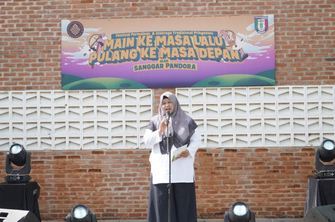 Festival Permainan dan Olahraga Tradisional Digelar di Kabupaten Pringsewu