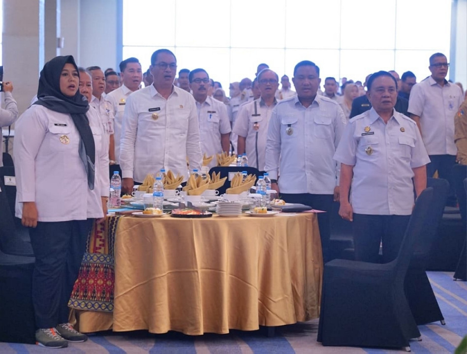 Wabup Pringsewu Hadiri High Level Meeting TPID Provinsi Lampung Jelang Nataru