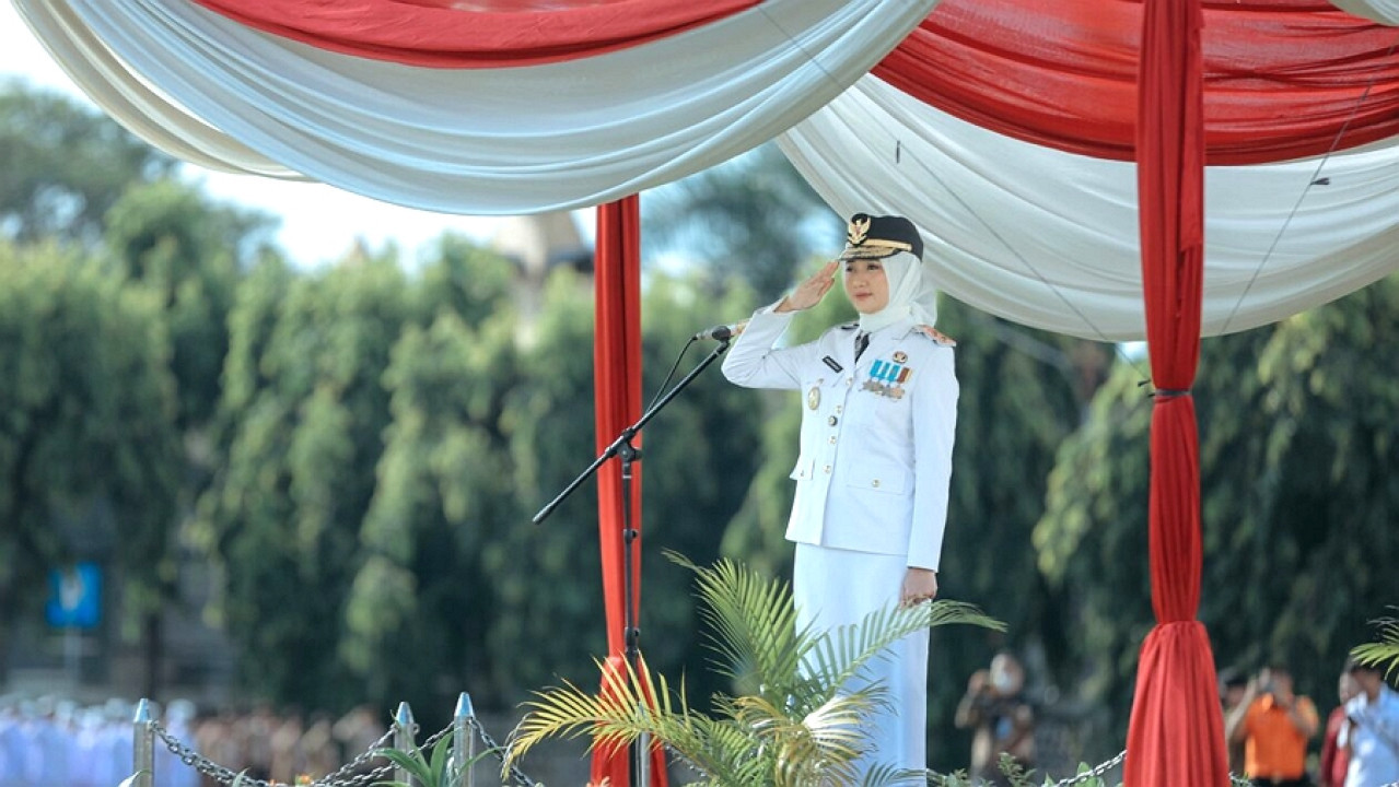 Wagub Jihan Jadi Inspektur Upacara HUT ke-62 Lampung, Tegaskan Arah Pembangunan Daerah