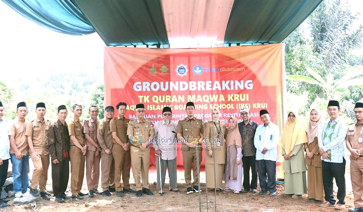 Pembangunan TK Quran Maqwa Krui Resmi Dimulai