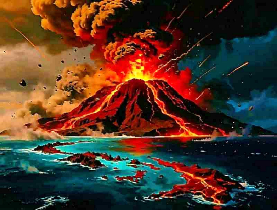 Ketika Krakatau Membelah Laut: Dialog Antara Mitos dan Magma