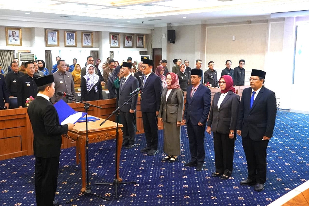 Enam Pejabat Dilantik, Pemprov Lampung Dorong Birokrasi Adaptif dan Berdampak