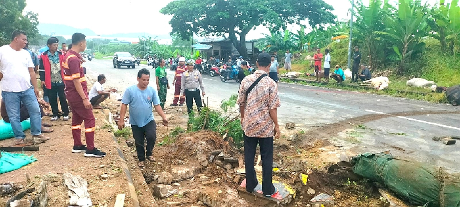 Rem Blong Akibatkan Lakalantas Beruntun di Bakauheni