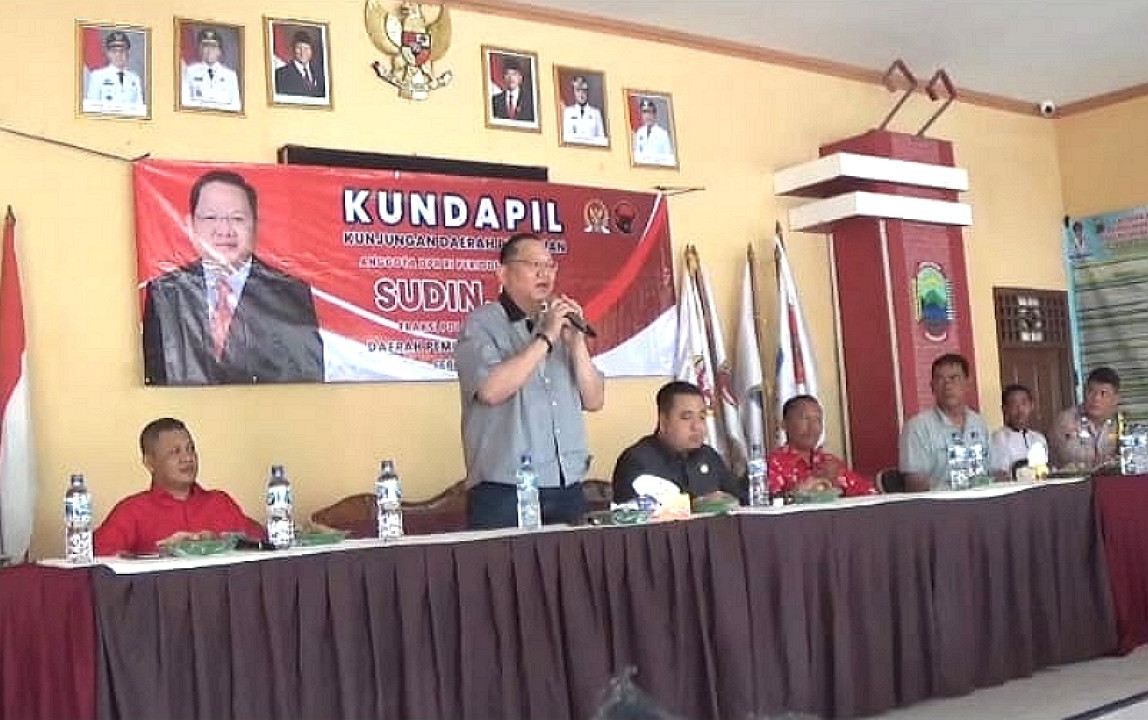 Anggota DPR RI Sudin Kunjungi Sragi Lampung Selatan