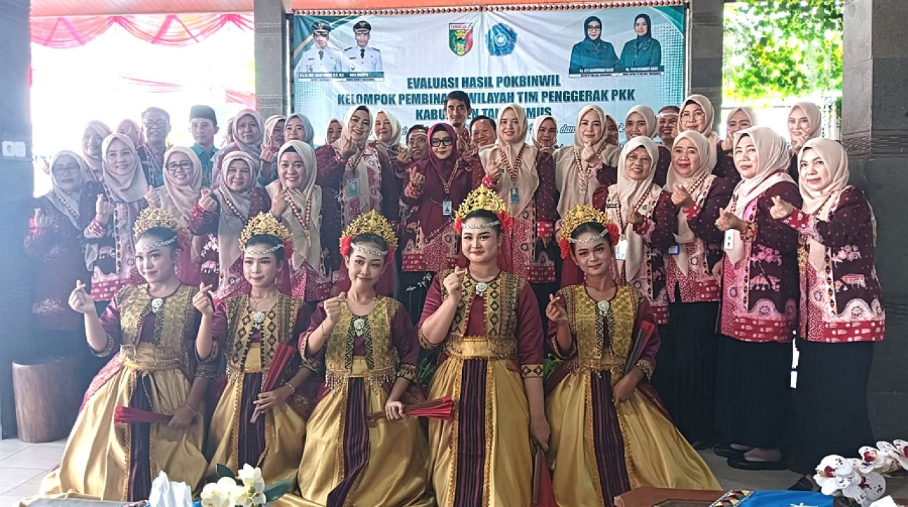 Evaluasi Pokbinwil TP-PKK Tanggamus, Siti Mahmudah Tekankan Sinergi dan Inovasi Kader