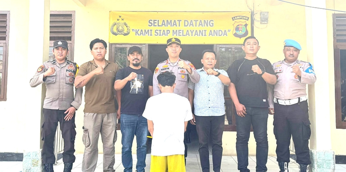 Polsek Pugung Polres Tanggamus Tangkap DPO Kasus Curat di Kolam Ikan